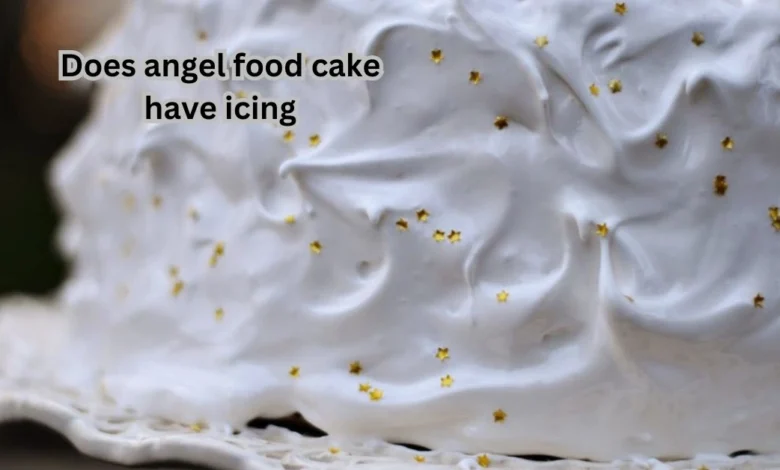 Does Angel Food Cake Have Icing