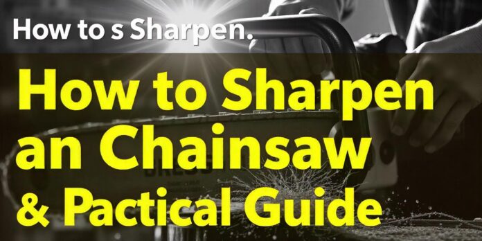 Chainsaw with a Guide