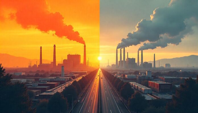 dorsten vs fresno pollution comparison